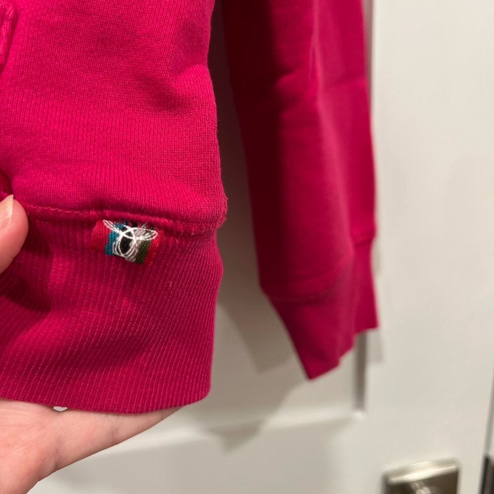 TNA Women's Zippered Pink Hoodie - Picture 4 of 14